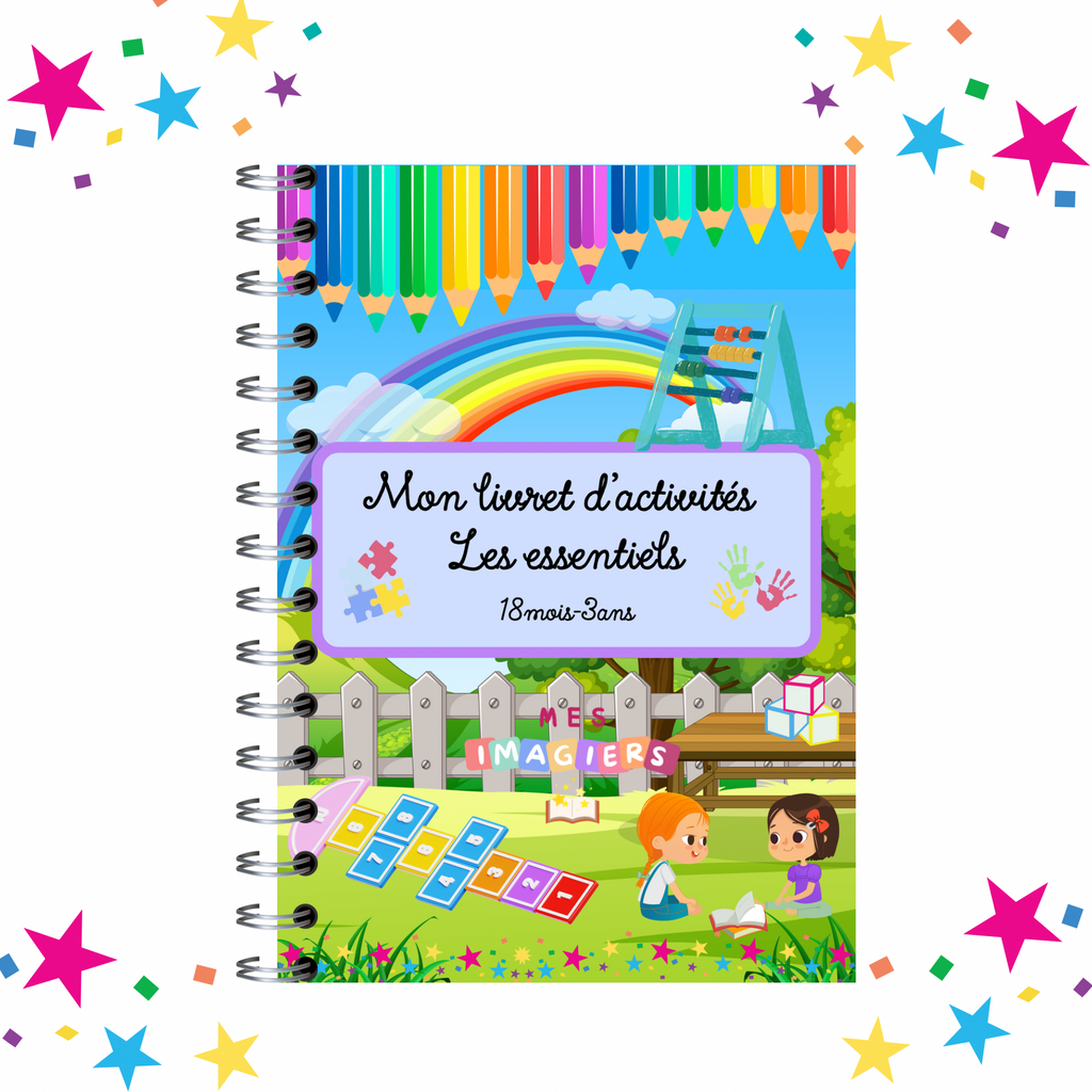 Livret d’activités à scratcher - LES ESSENTIELS (18mois-4ans)