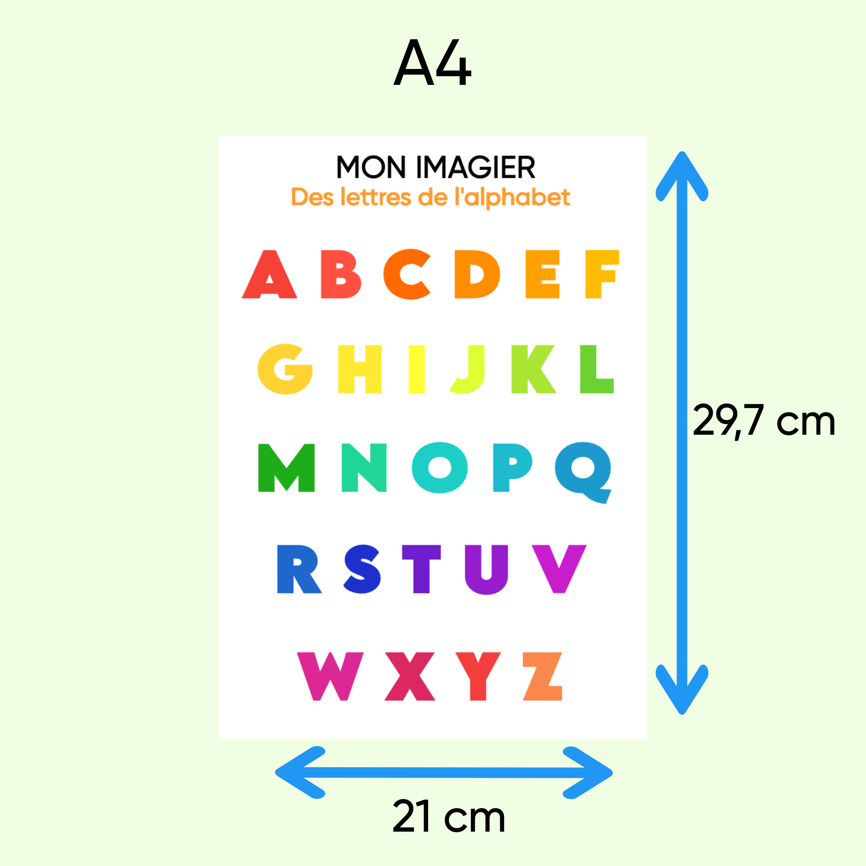 Lot de 5 Poster/Affiches éducative façon Montessori I Affiches pédagogique murale à imprimer I Posters d'apprentissage I Décoration enfant