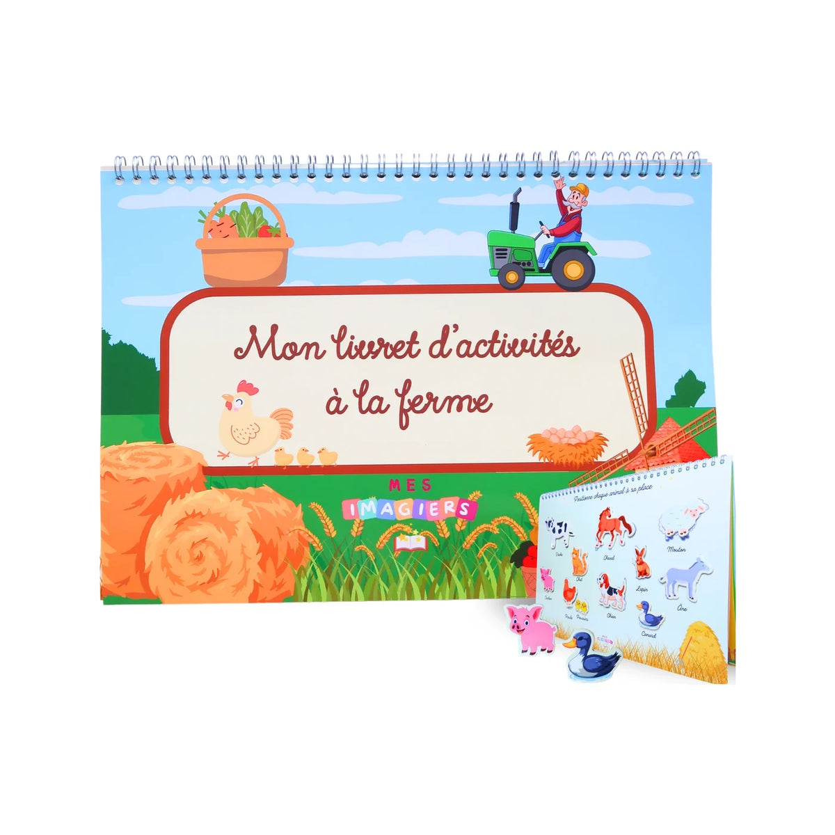 Livret d’activités à scratcher - LA FERME (18mois-3ans)
