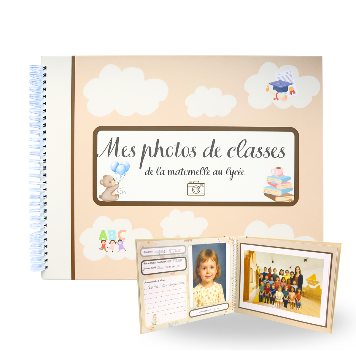 Album photos de classe – De la maternelle au lycée | Mes Imagiers